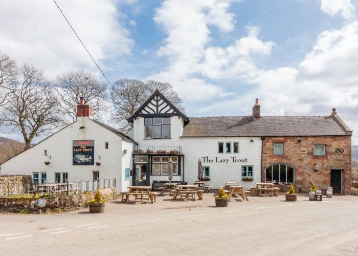 the lazy trout Peak District pubs activities roaches hall