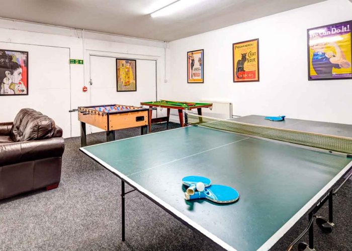 holiday cottage games room Staffordshire amenities